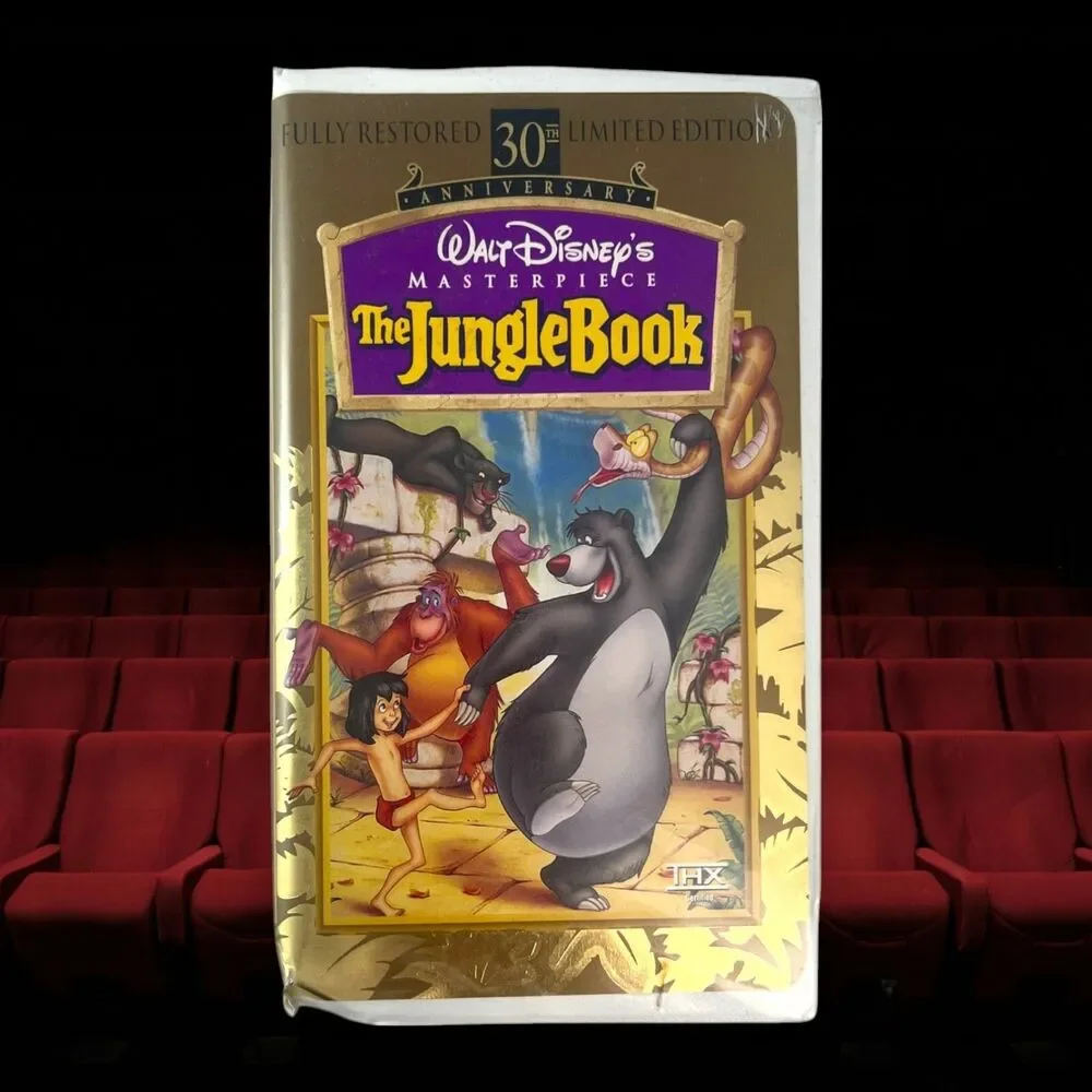The Jungle Book (VHS, 1997, Disney 30th Anniversary Edition) TESTED & Clean